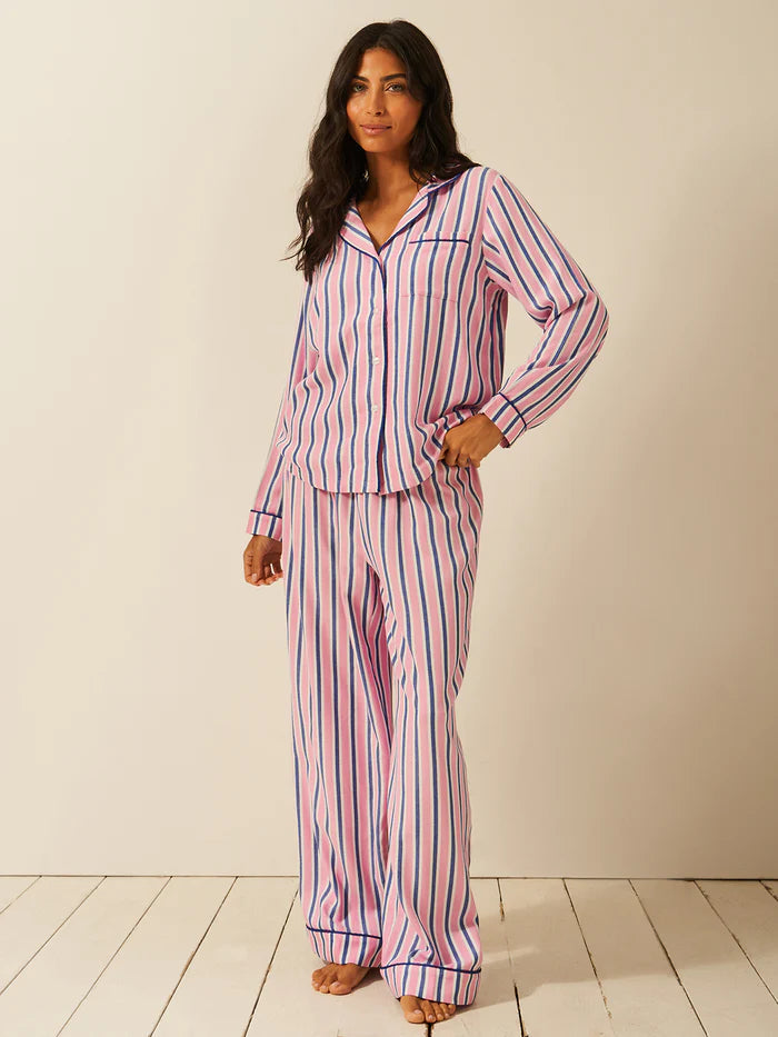 Stripe & Stare Long Pyjama Bottoms - Lazy Sunday