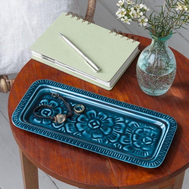 Rectangular Enamel Trinket Trays - 3 Colours