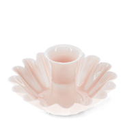 Enamel Cupped Flower Candle Holders