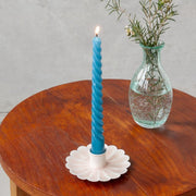 Enamel Flat Flower Candle Holders