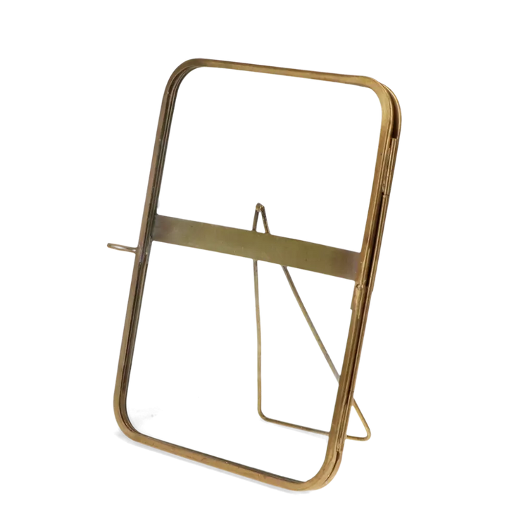 Rounded Standing Brass Photo Frames