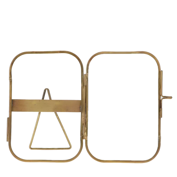 Rounded Standing Brass Photo Frames