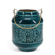 Enamel Lantern - Blue