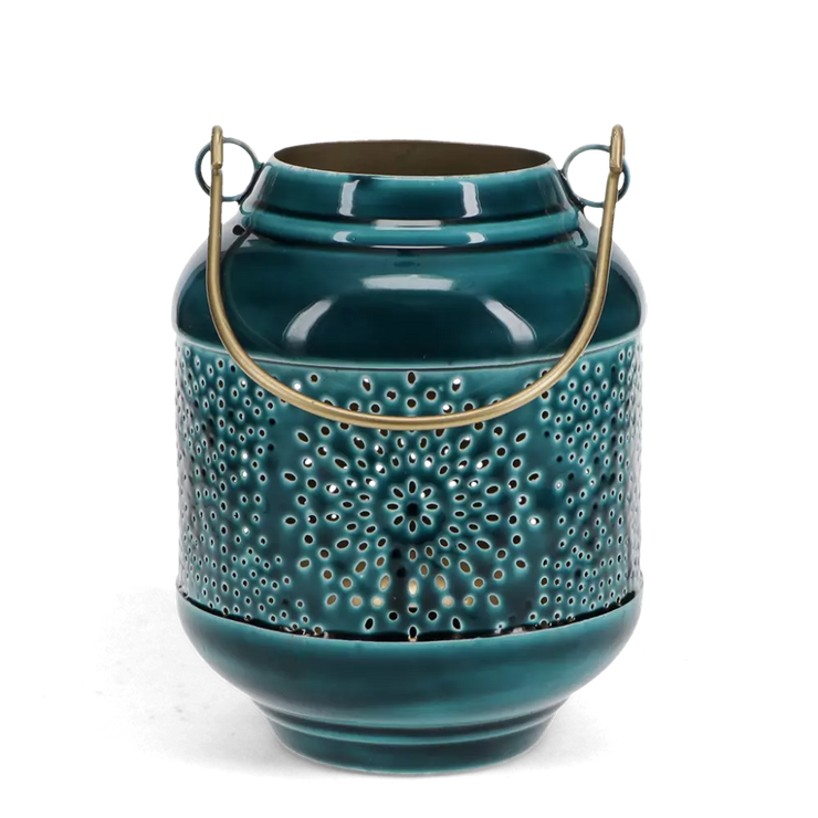 Enamel Lantern - Blue