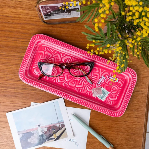 Rectangular Enamel Trinket Trays - 3 Colours