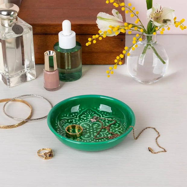Round Enamel Trinket Dishes - 3 Colours