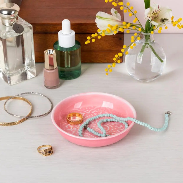 Round Enamel Trinket Dishes - 3 Colours