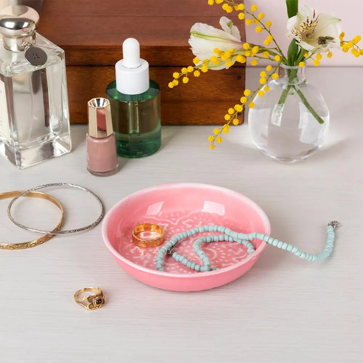 Round Enamel Trinket Dishes - 3 Colours