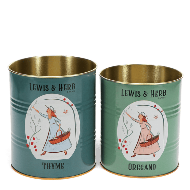 Retro Style Storage Tins Medium - Various Designs