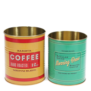 Retro Style Storage Tins Medium - Various Designs