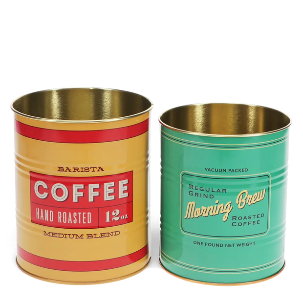 Retro Style Storage Tins Medium - Various Designs