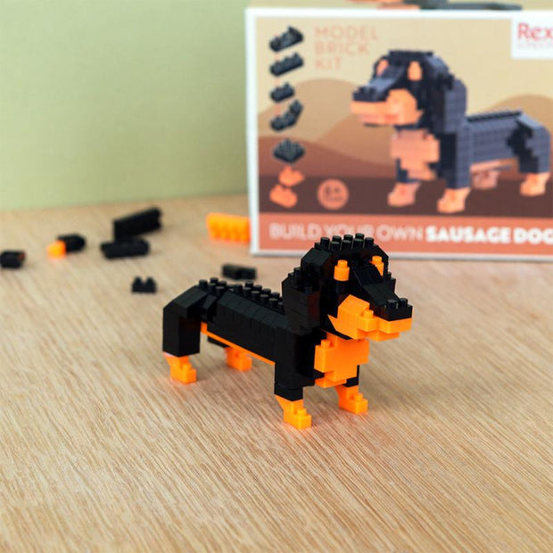 Build Your Own Model Brick Kit - Sausage Dog