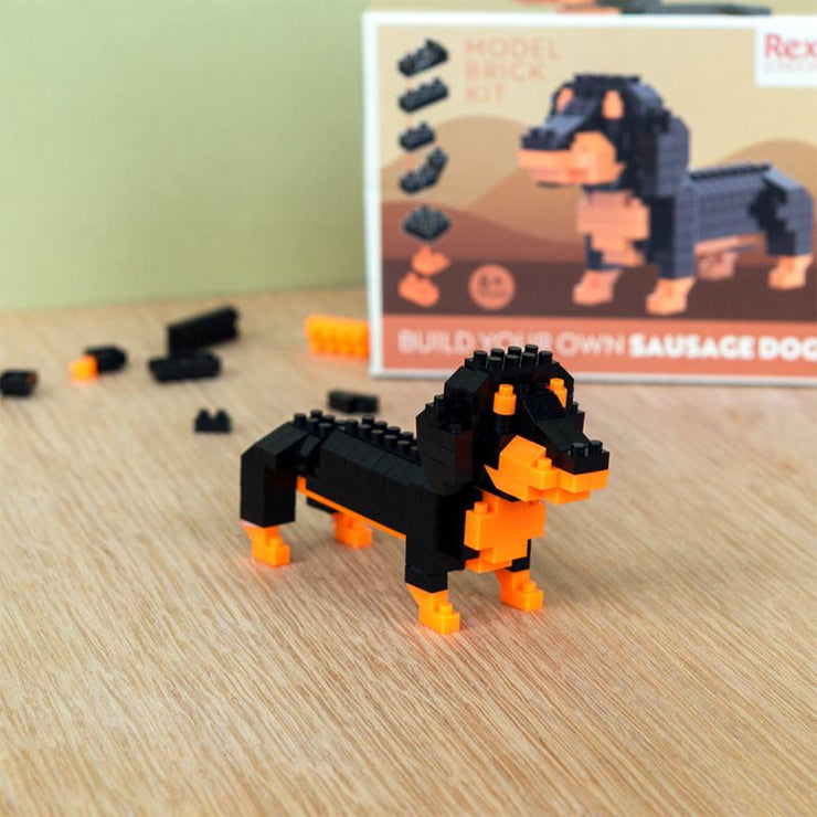 Build Your Own Model Brick Kit - Sausage Dog