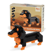 Build Your Own Model Brick Kit - Sausage Dog
