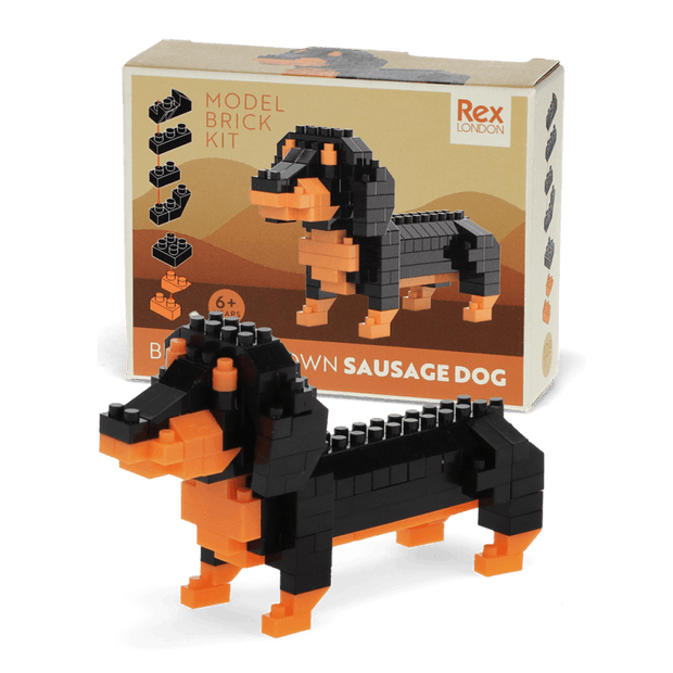 Build Your Own Model Brick Kit - Sausage Dog