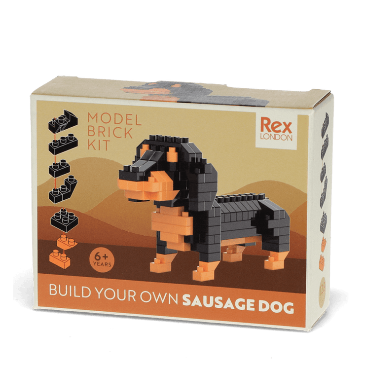 Build Your Own Model Brick Kit - Sausage Dog