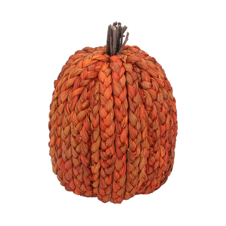 Orange Cornhusk Pumpkin Ornament