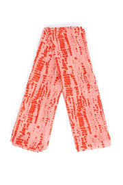 Soraya Lightweight Scarf - Red Pink Tie Dye