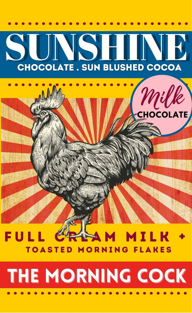 Sunshine Chocolate - The Morning Cock Milk Chocolate