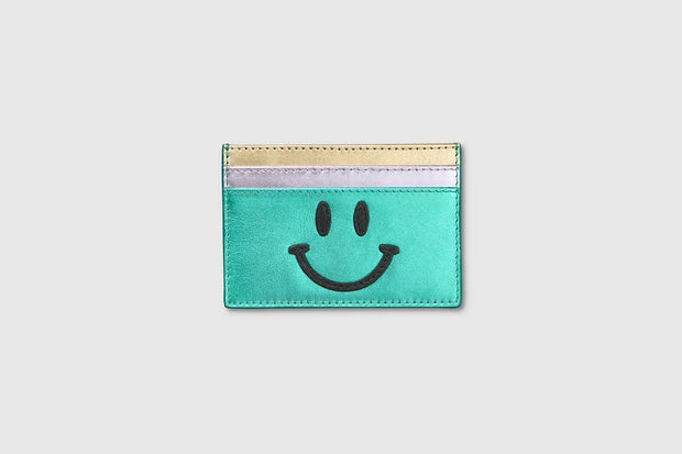 Mabel Sheppard Card Holder - Green Happy