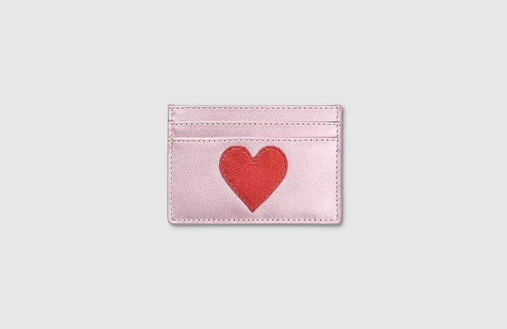 Mabel Sheppard Card Holder - Pink Heart