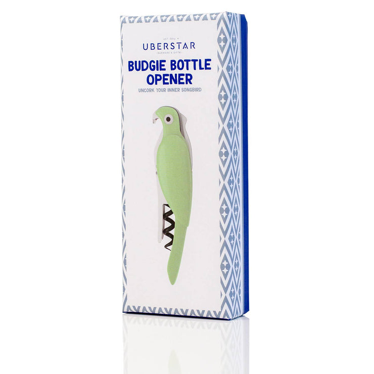 Uberstar Budgie Bottle Opener Corkscrew