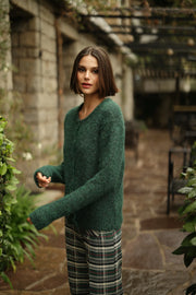 Luna Llena Bourgogne Cardigan