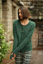 Luna Llena Bourgogne Cardigan