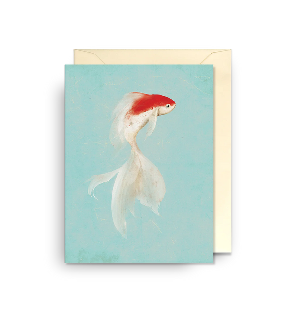 Mini Goldfish Painting Card