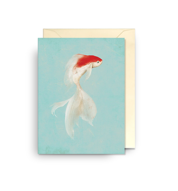 Mini Goldfish Painting Card