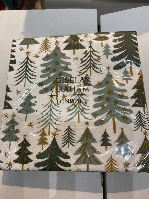 Paper Napkins - New England Fir Trees