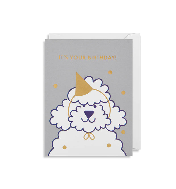 Mini It's Your Birthday Dog Card