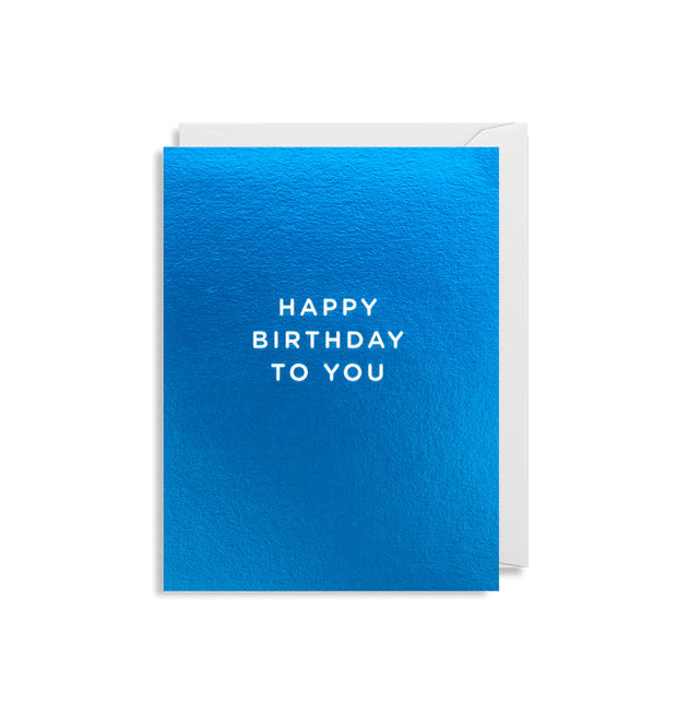 Mini Happy Birthday To You Card