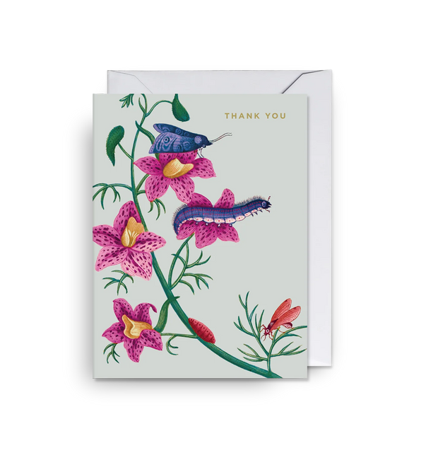 Mini Thank You Garden Critters Card