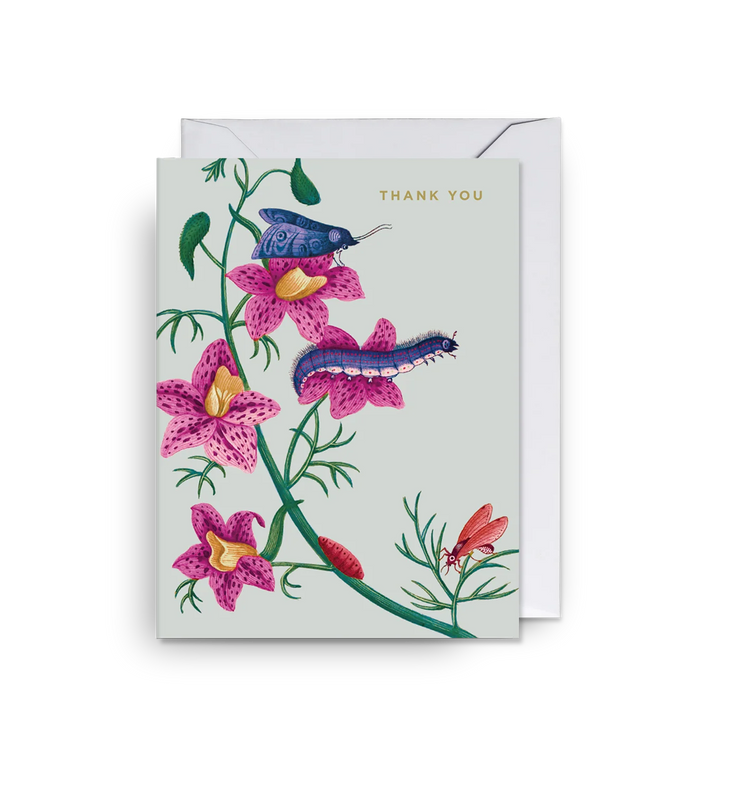 Mini Thank You Garden Critters Card