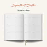 Yop & Tom Hardback Daily Planner - Pink & Red