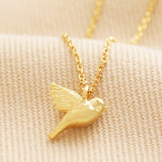 Delicate Bird Pendant Necklace