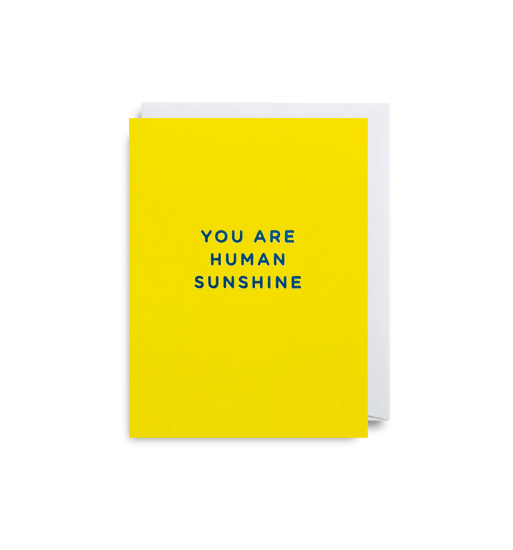 Mini Human Sunshine Card