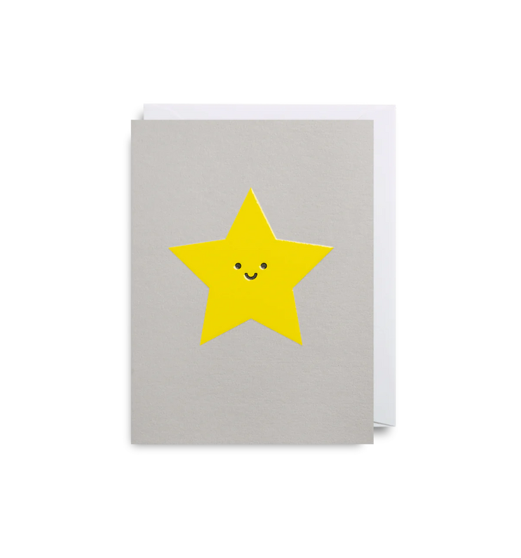 Mini Little Yellow Star Card