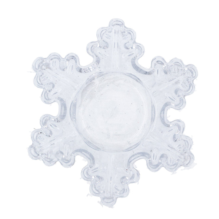 Glass Snowflake Nightlight Holder