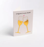 Mini Congrats To You Both Bubbly Card