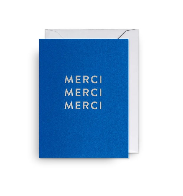 Mini Merci Merci Merci Card - Pack of 5