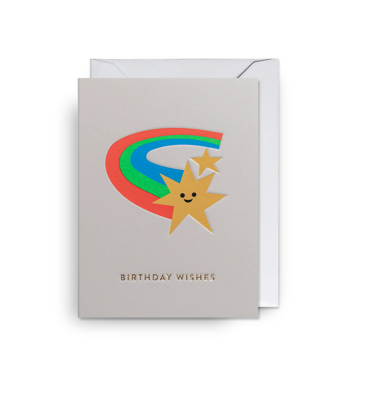 Mini Birthday Wishes Shooting Star Card
