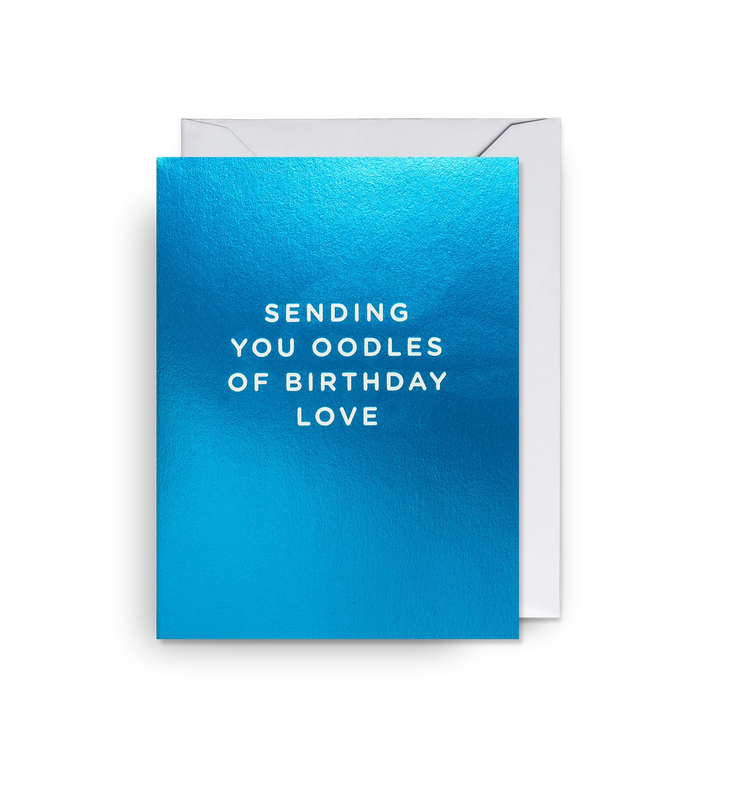 Mini Oodles of Love Birthday Card
