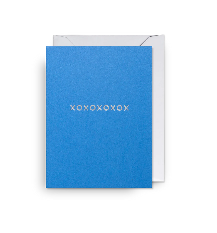 Mini XOXOXOX Blue Card