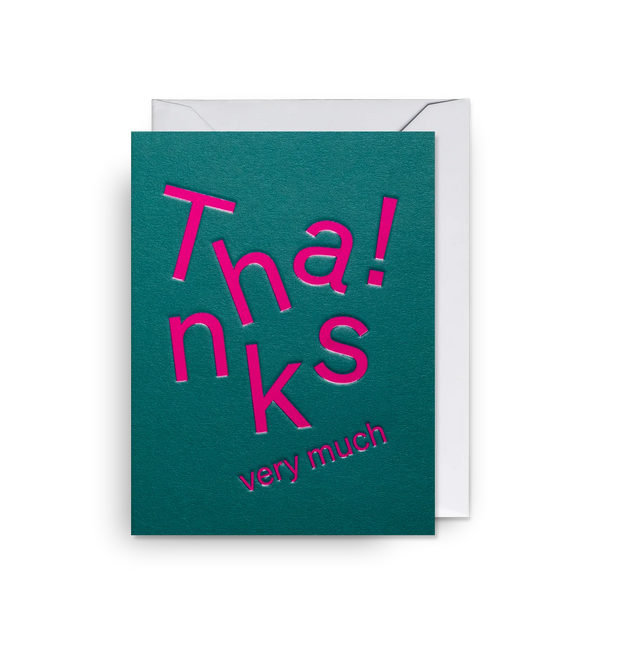Mini Thanks! Very Much Card