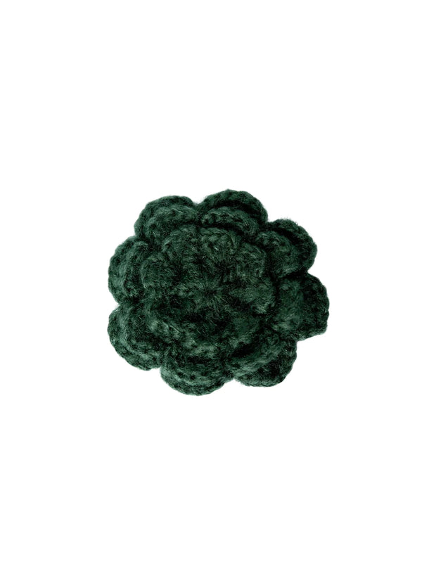 Black Colour Crochet Flower Brooches