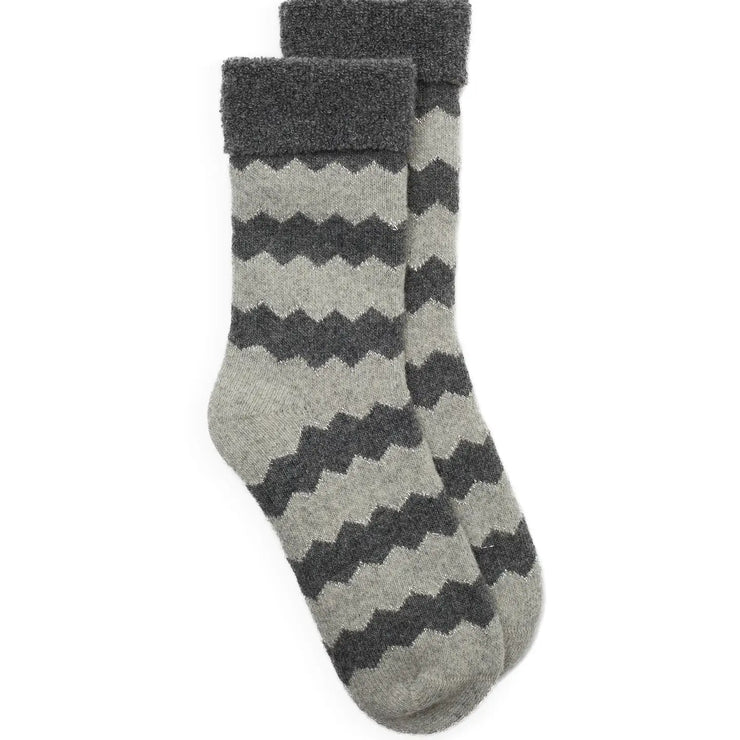 Slipper Socks - Zig Zag