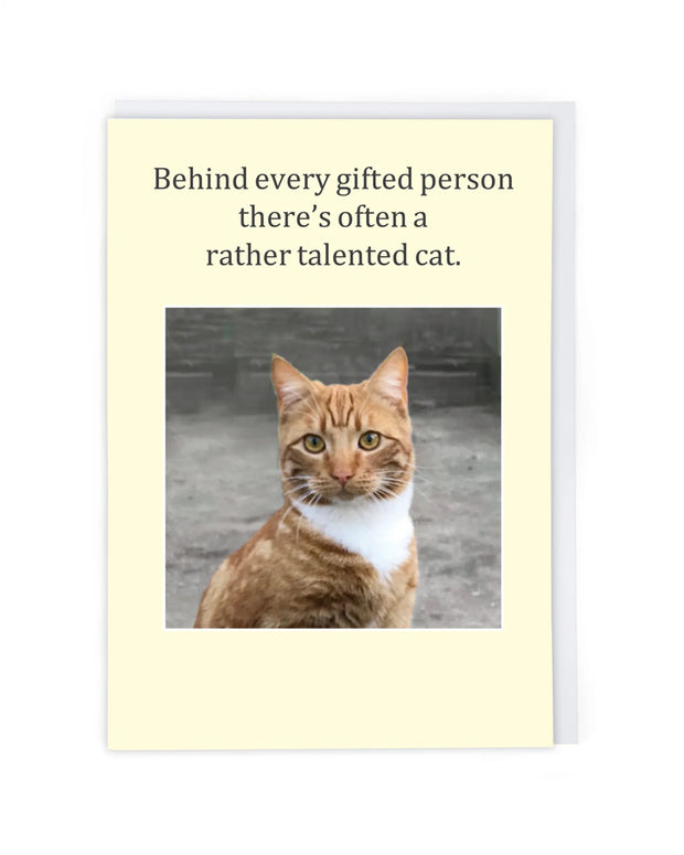 Cath Tate Talented Cat Card