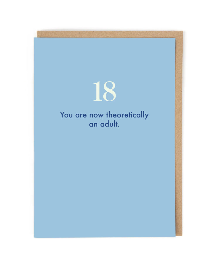 Cath Tate 18 Theoretically An Adult card